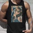 日本美術 戦闘機 相撲 鯉 海波 国吉 浮世絵 タンクトップ 彼への贈り物