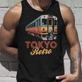 東京 レトロ 電車 日本 ヴィンテージ 列車 旅行 お土産 タンクトップ 彼への贈り物