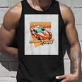 楽しいクールなレーシングカーイラスト タンクトップ 彼への贈り物