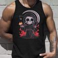 死神 スケルトン ハロウィン コスチューム 不気味 怖い タンクトップ 彼への贈り物