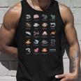 深海魚図鑑_文字白 長袖tシャツ タンクトップ 彼への贈り物