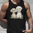 犬 トイプードル かわいい いぬ 子犬 ペット おもしろ 動物 イラスト タンクトップ 彼への贈り物