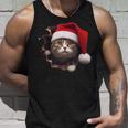 猫 クリスマス クリスマスパーティー タンクトップ 彼への贈り物