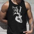猫がギターベースを弾く タンクトップ 彼への贈り物