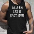 私はスパイシーなものの大ファンです タンクトップ 彼への贈り物