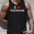 私はベトナムが大好きです、私はベトナムを心から愛しています タンクトップ 彼への贈り物