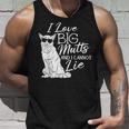私は大きな雑種が大好きで、犬救助犬シェルターに嘘はつかない タンクトップ 彼への贈り物