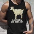 私は本当にヤギが好きです タンクトップ 彼への贈り物