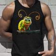 芋虫 面白い芋虫甘い緑の芋虫 タンクトップ 彼への贈り物
