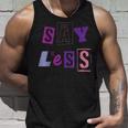 言うことを少なく見積もり-言う量を減らす タンクトップ 彼への贈り物