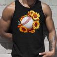 野球 面白いtシャツ ベースボール おもしろ ひまわり 花柄 服 ネタ メンズ 野球部 おもしろグッズ 子供 タンクトップ 彼への贈り物