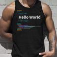 開発者 Hello World タンクトップ 彼への贈り物