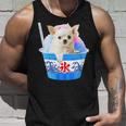 面白いtシャツ チワワ かき氷 イヌ メンズ 犬好き グッズ かわいい おもしろ 面白い 服 ネタ 夏 タンクトップ 彼への贈り物
