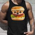 面白いtシャツ チワワ 犬 イヌ ハンバーガー メンズ 犬好き グッズ かわいい おもしろ 面白い 服 ネタ タンクトップ 彼への贈り物