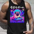 面白いtシャツ パグ 犬 ゲーム イヌ わんこ メンズ 犬好き グッズ かわいい おもしろ 面白い 服 ネタ タンクトップ 彼への贈り物