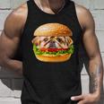 面白いtシャツ ペキニーズ 犬 イヌ ハンバーガー メンズ グッズ かわいい おもしろ 面白い 服 ネタ タンクトップ 彼への贈り物