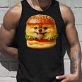 面白いtシャツ ポメラニアン 犬 ハンバーガー メンズ 犬好き グッズ かわいい おもしろ 面白い 服 ネタ タンクトップ 彼への贈り物