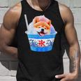 面白いtシャツ 柴犬 かき氷 イヌ わんこ メンズ 犬好き グッズ かわいい おもしろ 面白い 服 ネタ 夏 タンクトップ 彼への贈り物