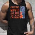 面白いカントリーミュージック&ビール音楽祭 アコースティックギター タンクトップ 彼への贈り物