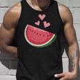 面白いスイカ ハワイアンビーチバケーション ラブスイカ タンクトップ 彼への贈り物