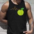 面白いハートビートekgアップルフルーツフルーツアップルギフト タンクトップ 彼への贈り物