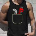 面白いパイプレンチ ポケット入り ギフト 配管工ポケット タンクトップ 彼への贈り物
