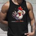 面白い動物、友人や家族のための素晴らしいチキン タンクトップ 彼への贈り物