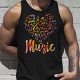 音楽家ギフト 楽器 音符 ト音記号 タンクトップ 彼への贈り物