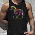 馬術 カラフル 馬好き 西洋 ロデオ タンクトップ 彼への贈り物