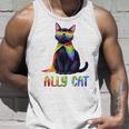 Ally Cat Lgbtゲイプライド月間2025レインボー平等権 タンクトップ 彼への贈り物