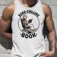 Bone-Chilling 本 スケルトン 読書 ブックワームブックラバーズ 長袖tシャツ タンクトップ 彼への贈り物
