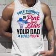 Dad Loves You Free Throw Or Pink Bows 性別発表 タンクトップ 彼への贈り物