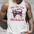 Dia De Los Meowtos Muertos シュガースカル キャット 死者の日 タンクトップ 彼への贈り物