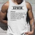Edwin 面白いフレーズ 名前の定義付き タンクトップ 彼への贈り物