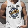 Flying Tigersquadron 第二次世界大戦ヴィンテージ記章 バックプリント タンクトップ 彼への贈り物