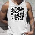 Fu Qr スキャンコード 皮肉ユーモア Fuバックプリント タンクトップ 彼への贈り物