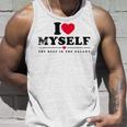 I Love Myself I Heart Myself タンクトップ 彼への贈り物