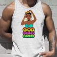God Goals グラインドメラニン クリスチャン 楽しい ブラック クイーン ガールズ タンクトップ 彼への贈り物