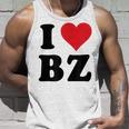 I Heart Bz イニシャル I Love BZ 姓 B Z タンクトップ 彼への贈り物