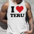 I Heart Teru 名 I Love パーソナライズ タンクトップ 彼への贈り物