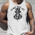 I'm Not Dead Yet Thekeleton Head タンクトップ 彼への贈り物