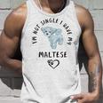 I'm Notingle I Have My Maltesealentines マルチーズ犬 タンクトップ 彼への贈り物