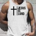 Jesus Is Lord 十字架 信仰 クリスチャン 聖書 神聖 タンクトップ 彼への贈り物