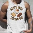 Kawaii'mores Let's Get Toast キュート 面白い キャンプ 駄洒落。 タンクトップ 彼への贈り物