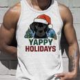 Lab クリスマス ラブラドールレトリバー Yappy Holidays Dog タンクトップ 彼への贈り物
