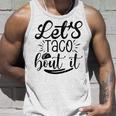 Let's Taco Bout It 面白い メキシコ料理 タコス シンコ・デ・マヨ タンクトップ 彼への贈り物