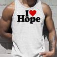 I Love Heart Hope Namee On A タンクトップ 彼への贈り物