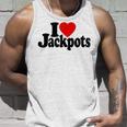 I Love Heart Jackpotslotslot Machines カジノラスベガス タンクトップ 彼への贈り物