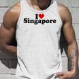 I Love Heart シンガポール タンクトップ 彼への贈り物