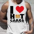 I Love Heart ホットケーキ パンケーキ Flapjacks Can Not Lie Foodie タンクトップ 彼への贈り物
